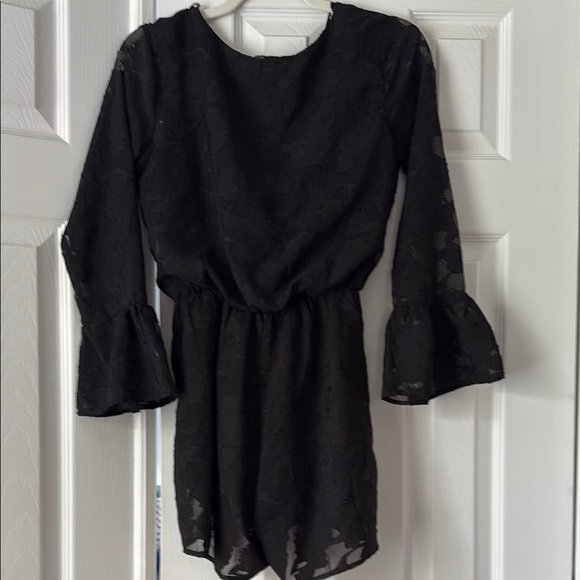 Miami Black Long Sleeve Dress - Picture 3 of 3